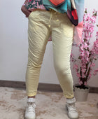Pantalon magique jaune pâle TU 36/42