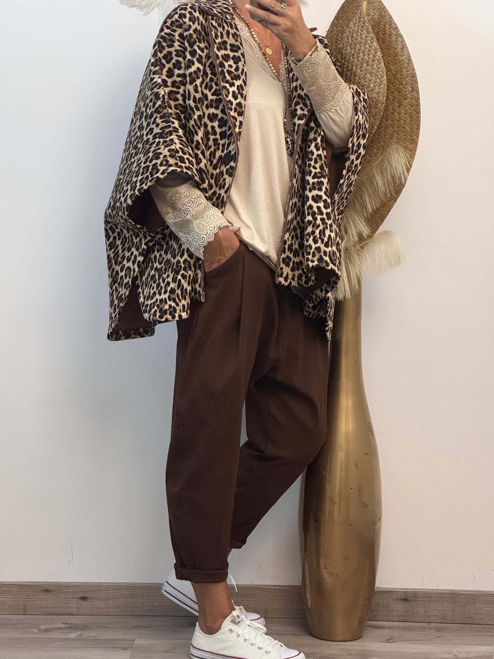 Pantalon Lorenzo marron