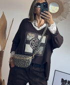 Pull Rosalia marron