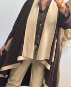 Manteau Félix beige et marron