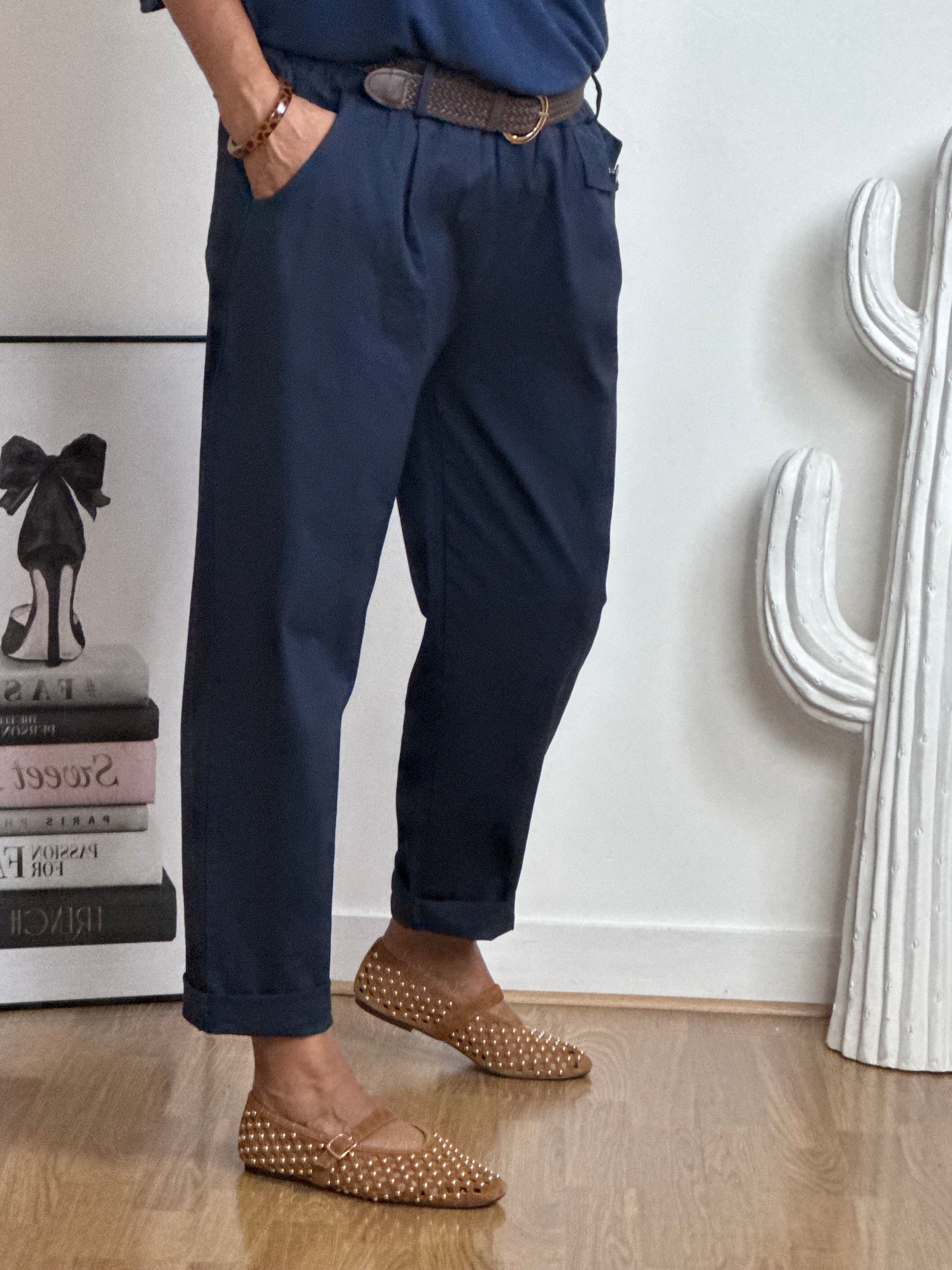 Pantalon confort Arthur marine TU 38/48