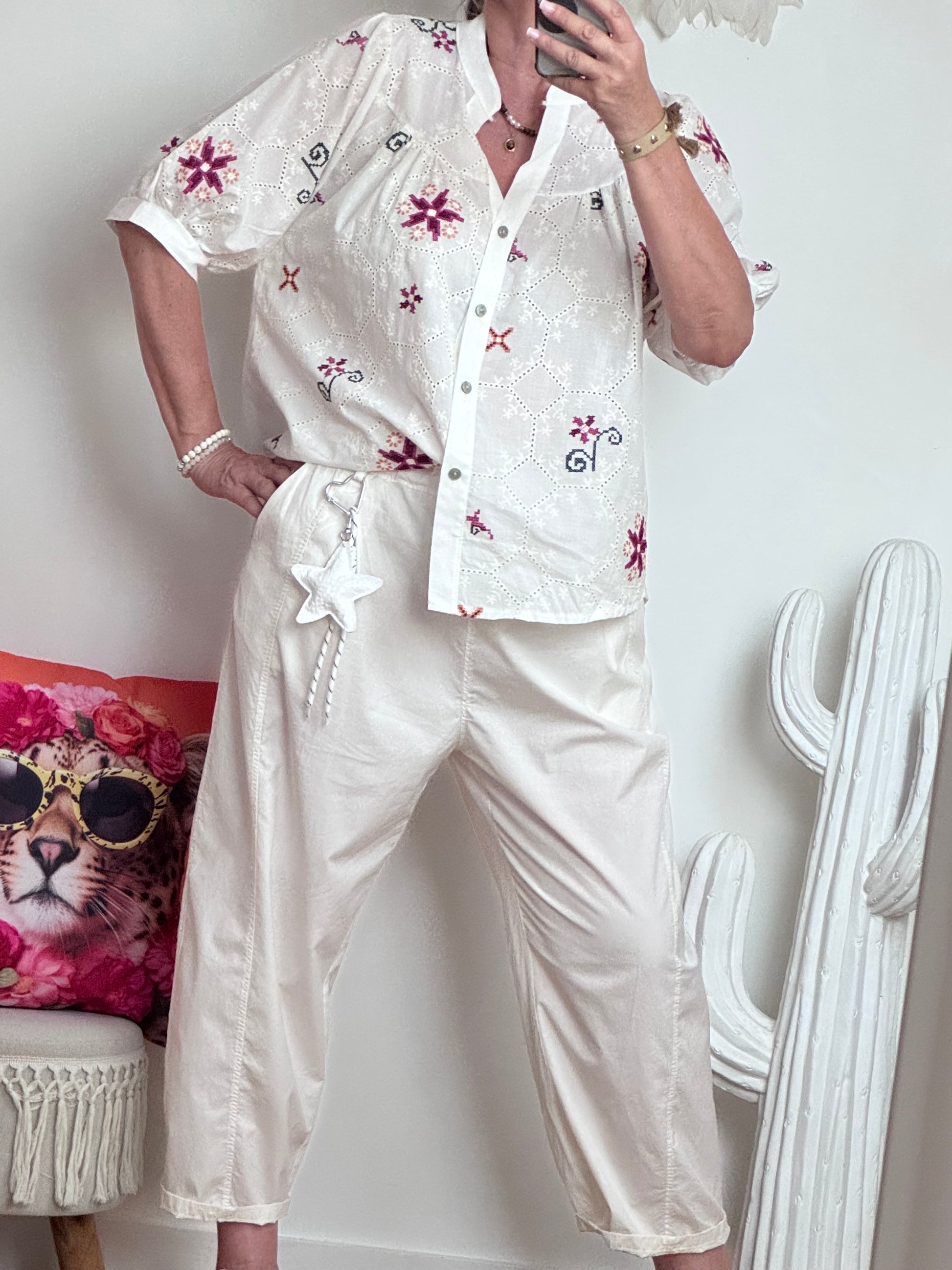 Pantalon crème balloon TU 36/42