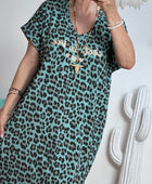 Robe teeshirt Léo vert