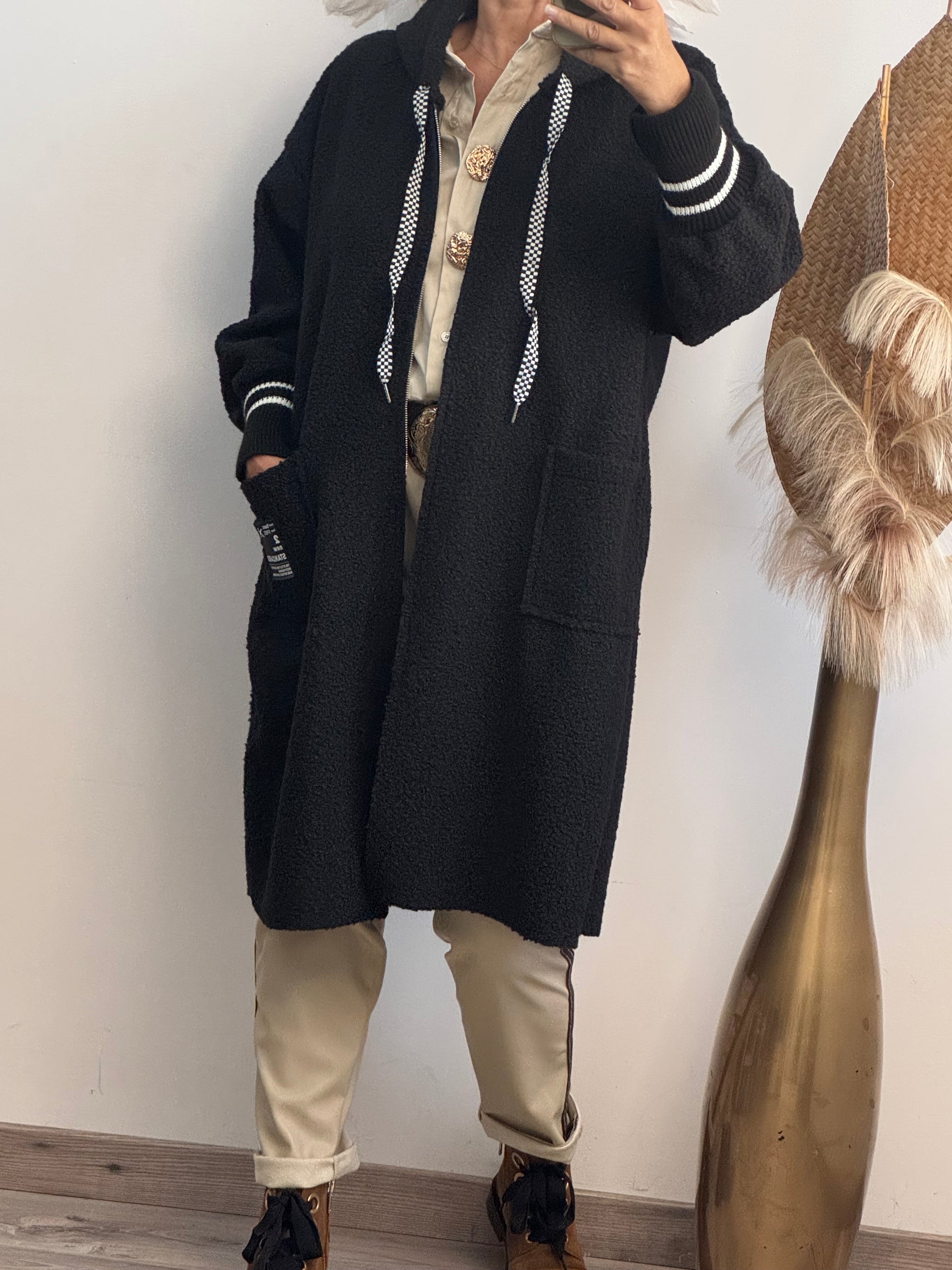 Manteau Octave noir