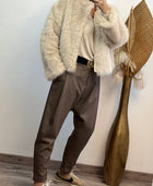 Pantalon saroual marron