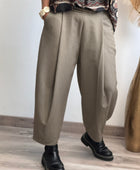 Pantalon balloon Lucas taupe TU 36/42