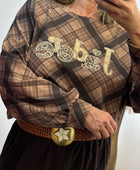 Pull à carreaux J’adore