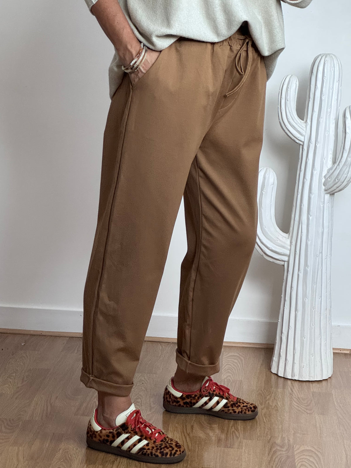Pantalon Charly camel TU 42/50