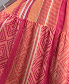Robe Vichy orange /rose TU 38/44
