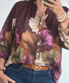 Blouse Lola lie de vin