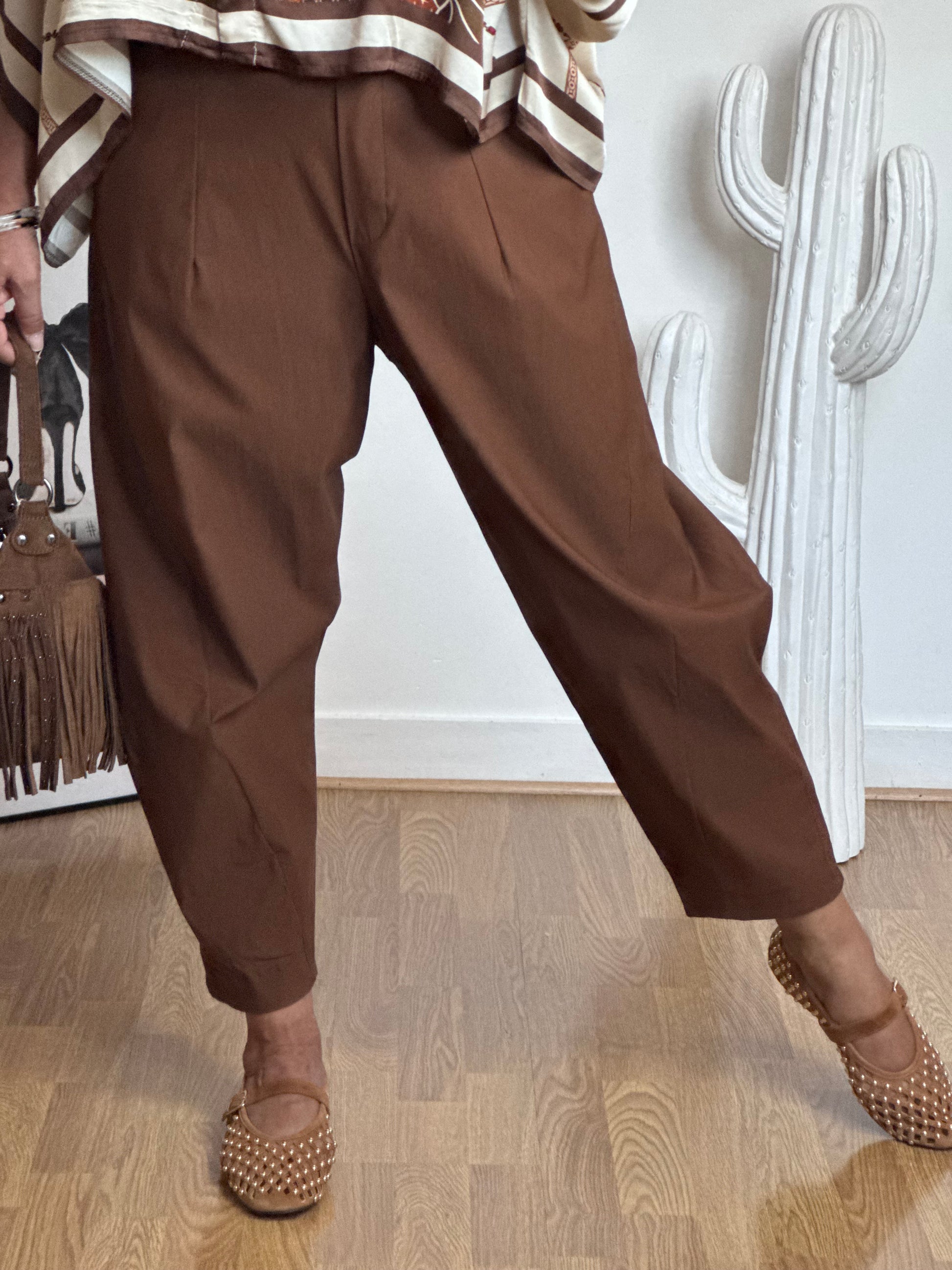 Pantalon Alexis camel