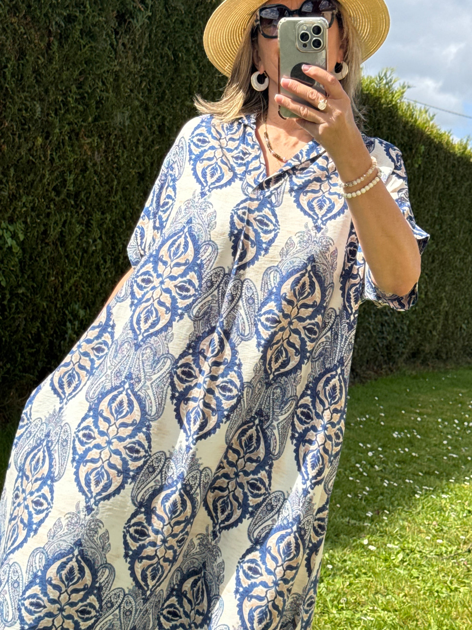 Robe Mila bleu marine TU 44/48