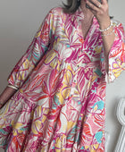 Robe floral rose