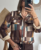 Veste Ambre marron