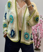 Gilet bohème fleurs TU 42/48