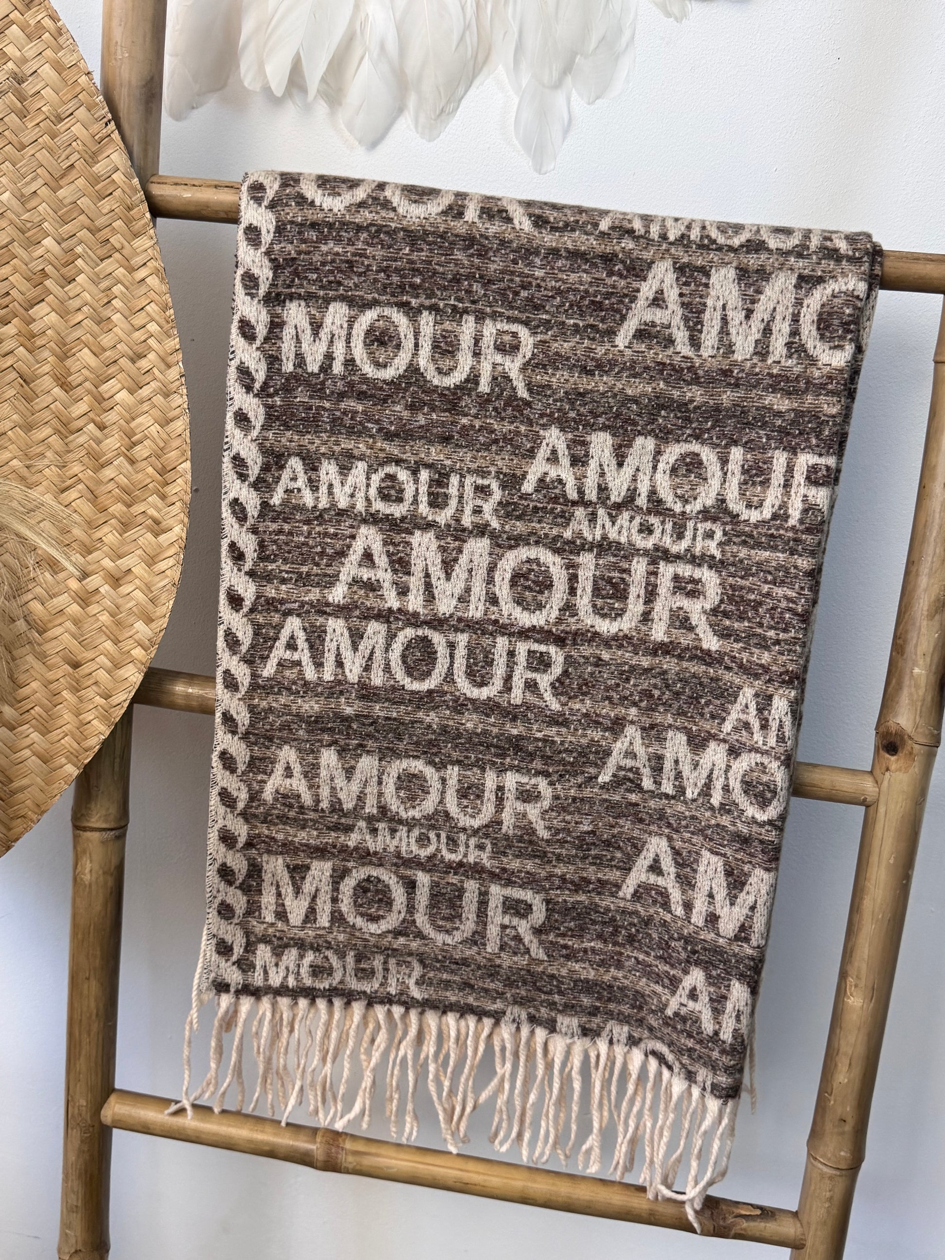 Écharpe cashmere amour