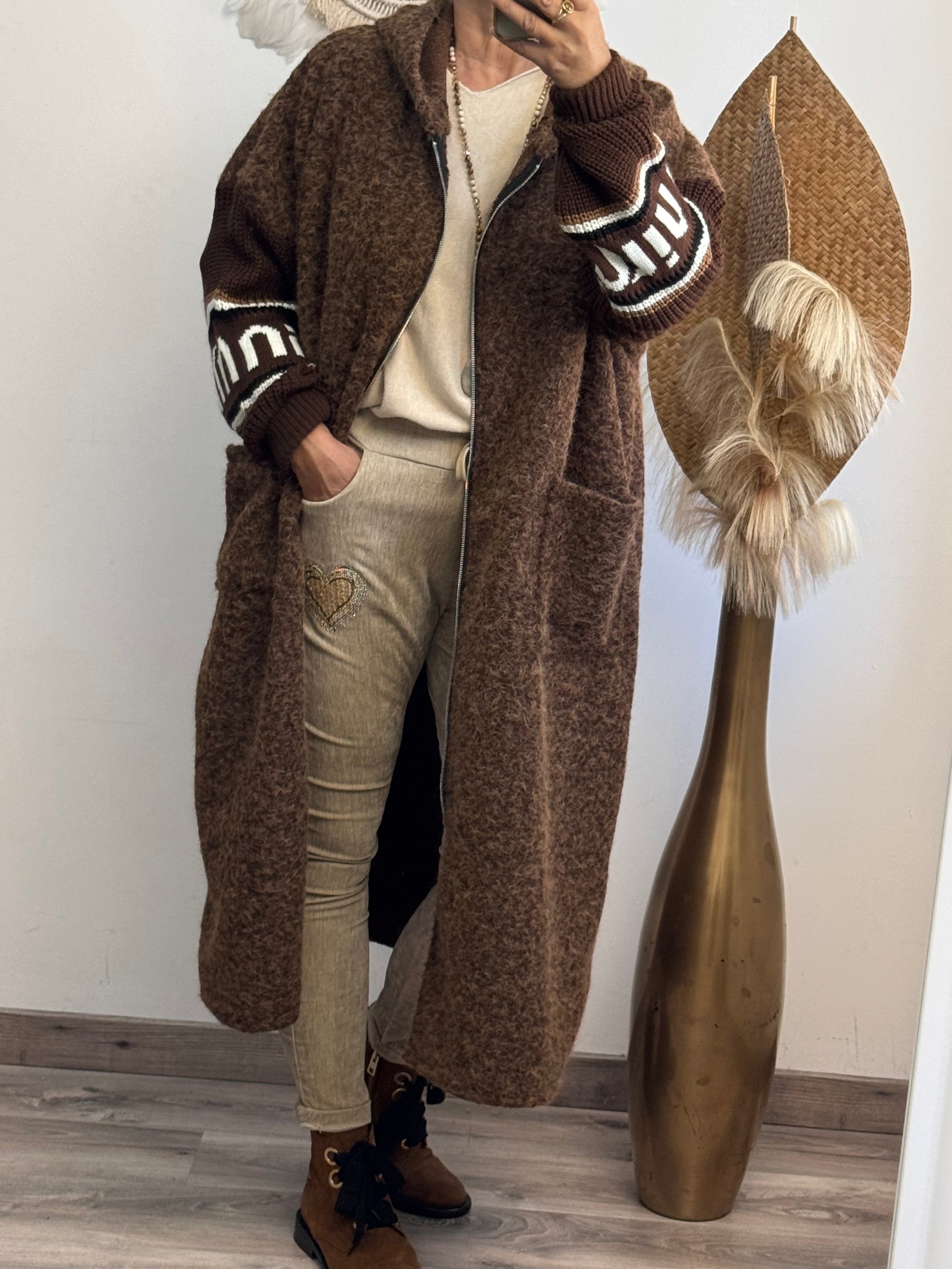 Manteau Esteban marron