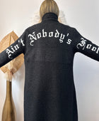 Manteau long noir