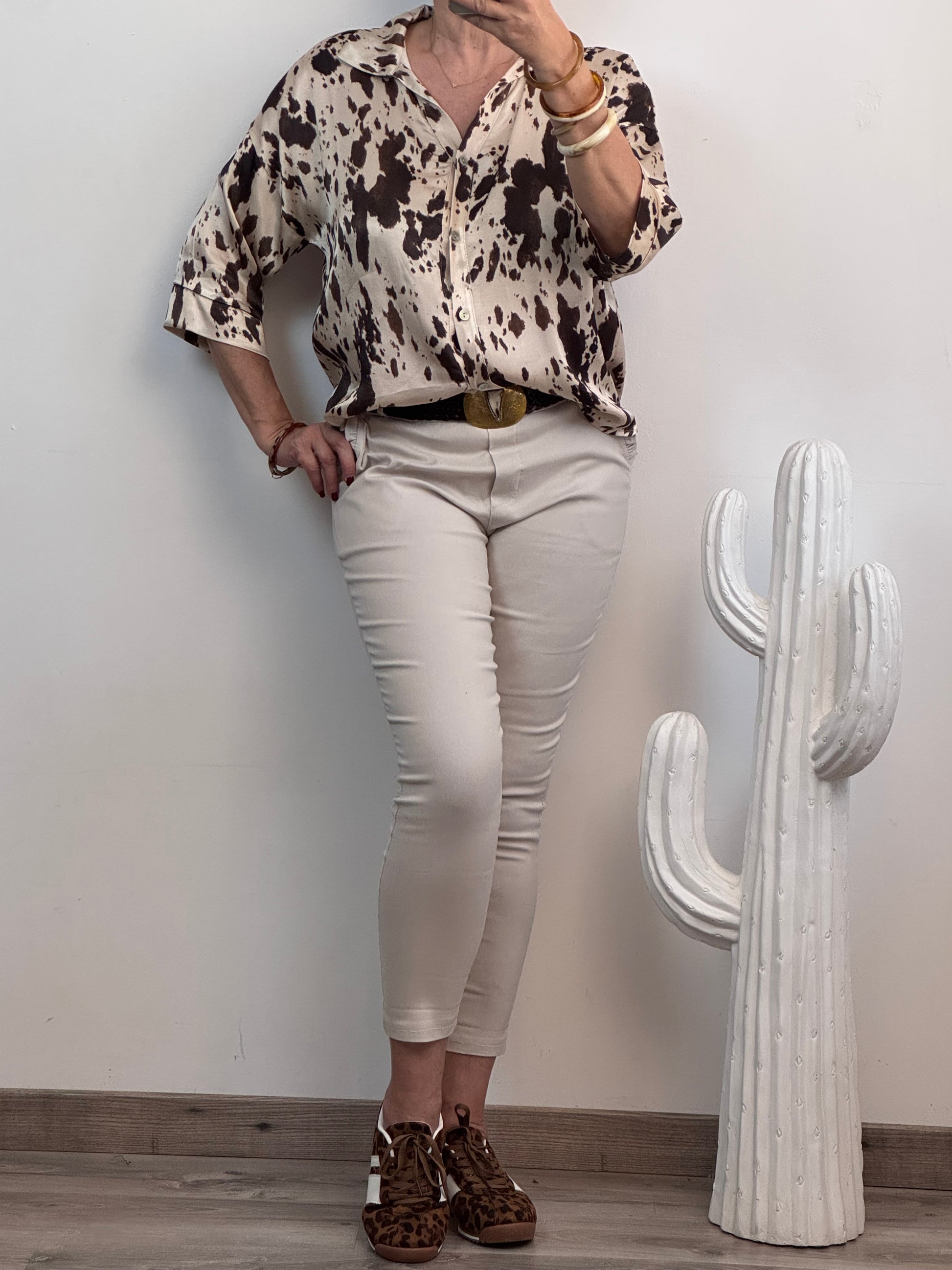 Pantalon beige confortable