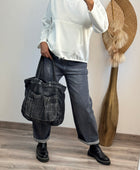 Jean balloon gris
