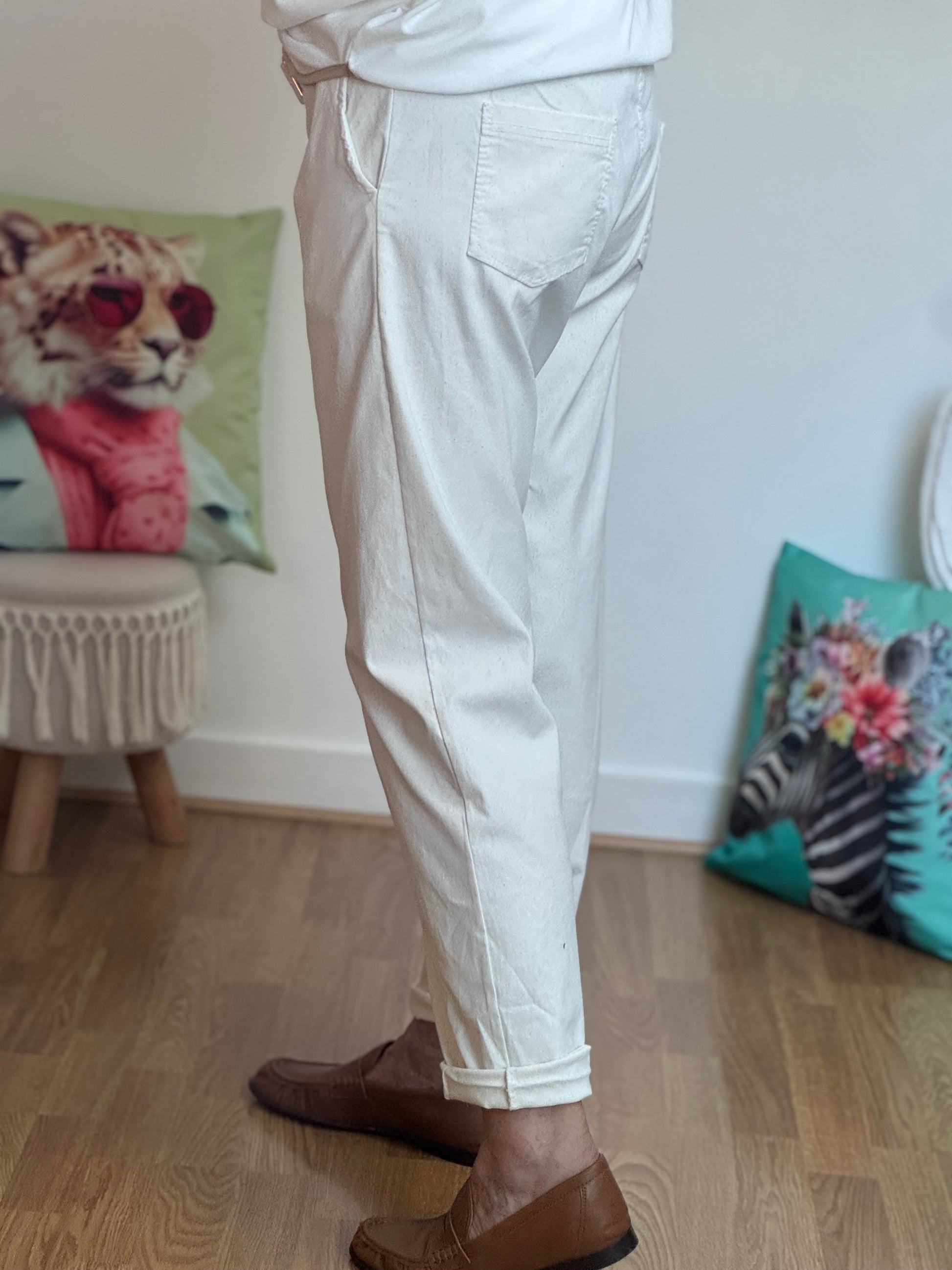 Pantalon crème confort TU 40/48