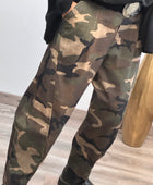 Pantalon loose camouflage