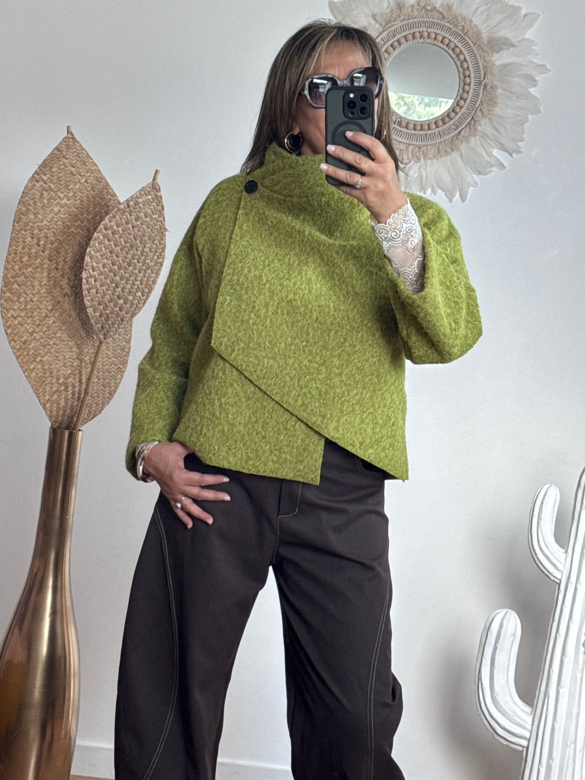 Veste Solan vert pistache