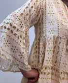 Tunique ou robe d’été bohème rose poudré