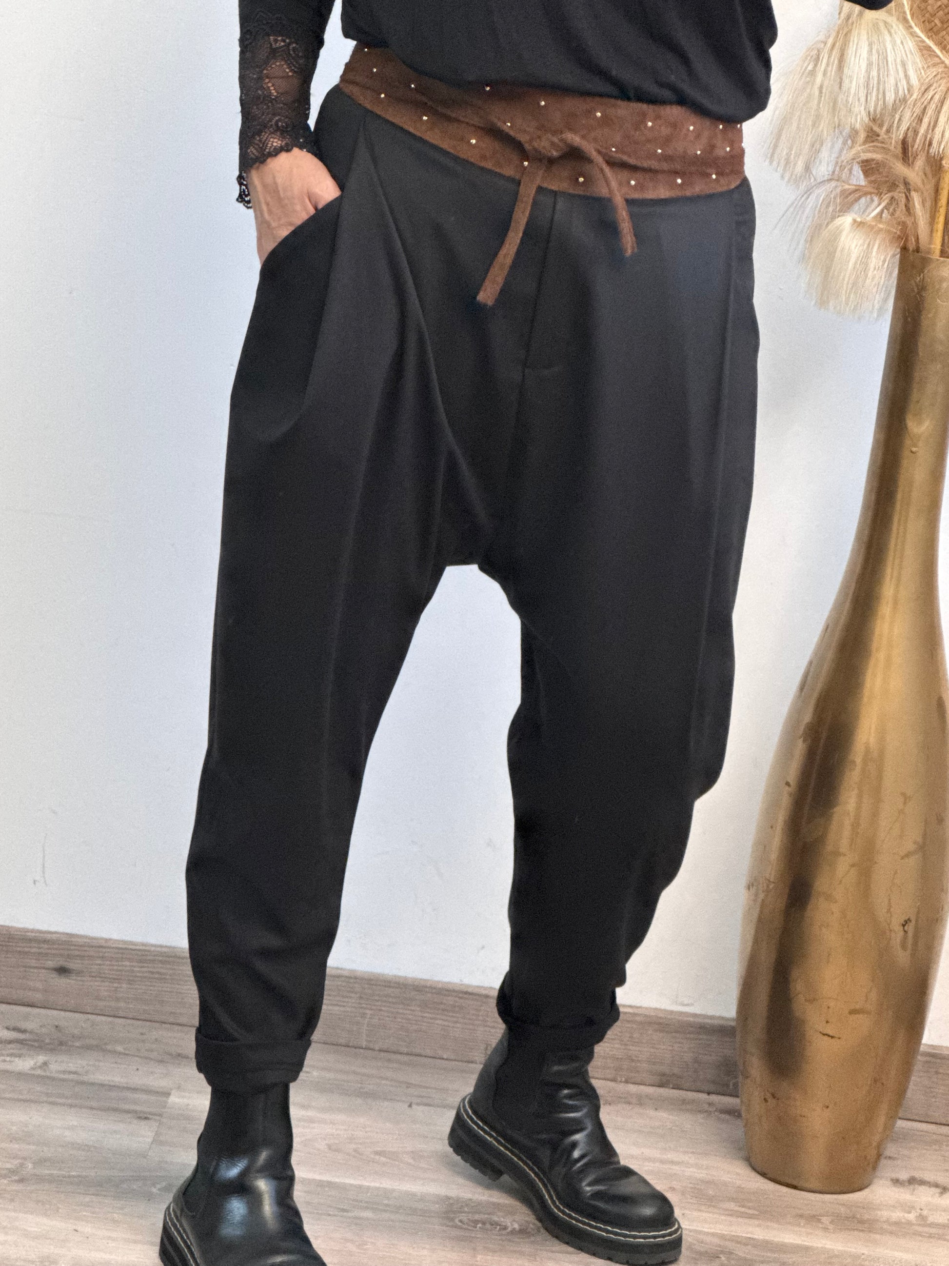 Pantalon saroual noir