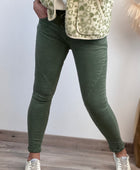 Pantalon jeans skinny kaki
