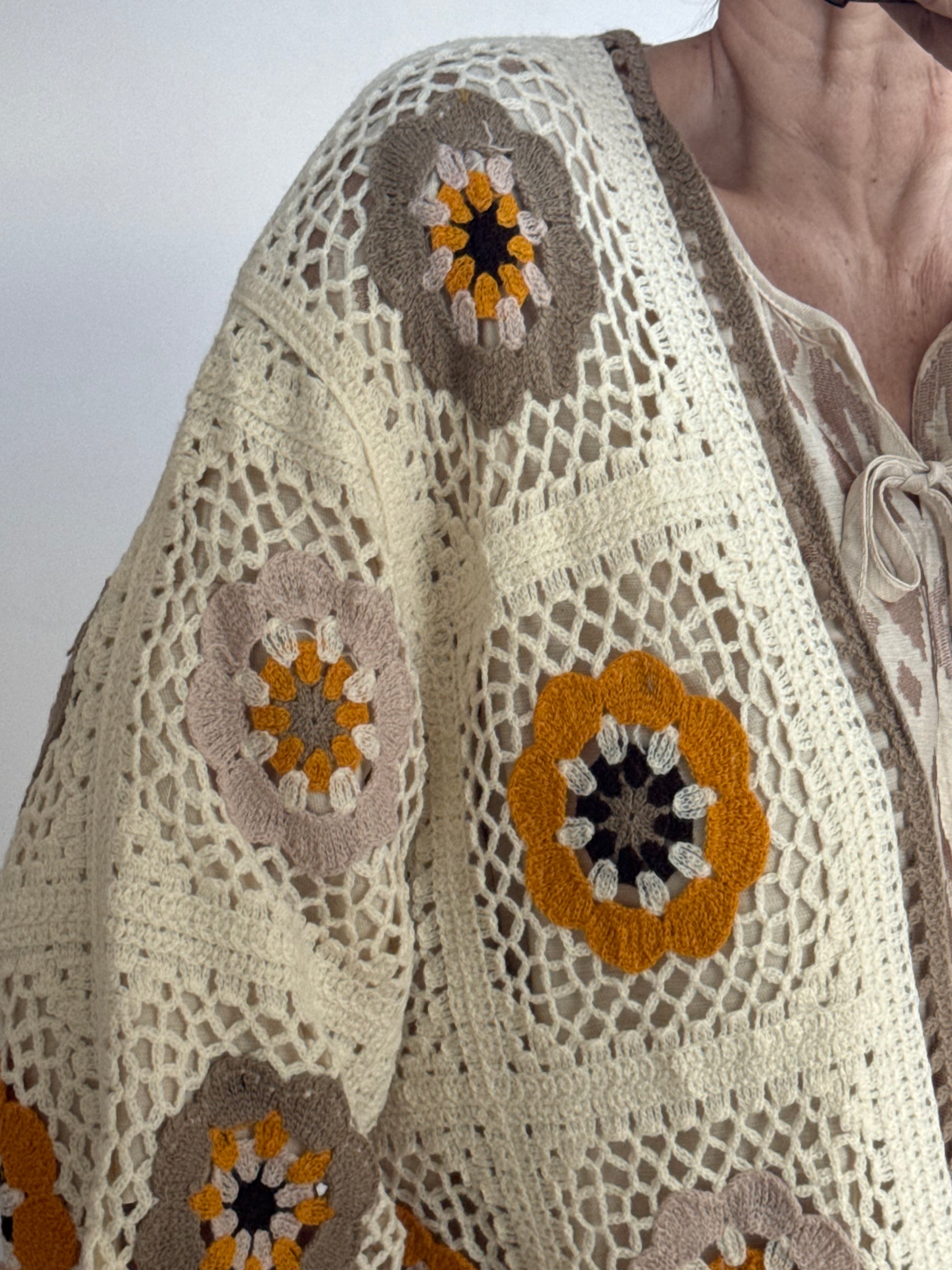 Gilet boheme crochet