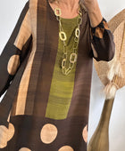 Robé Clothilde vert/marron