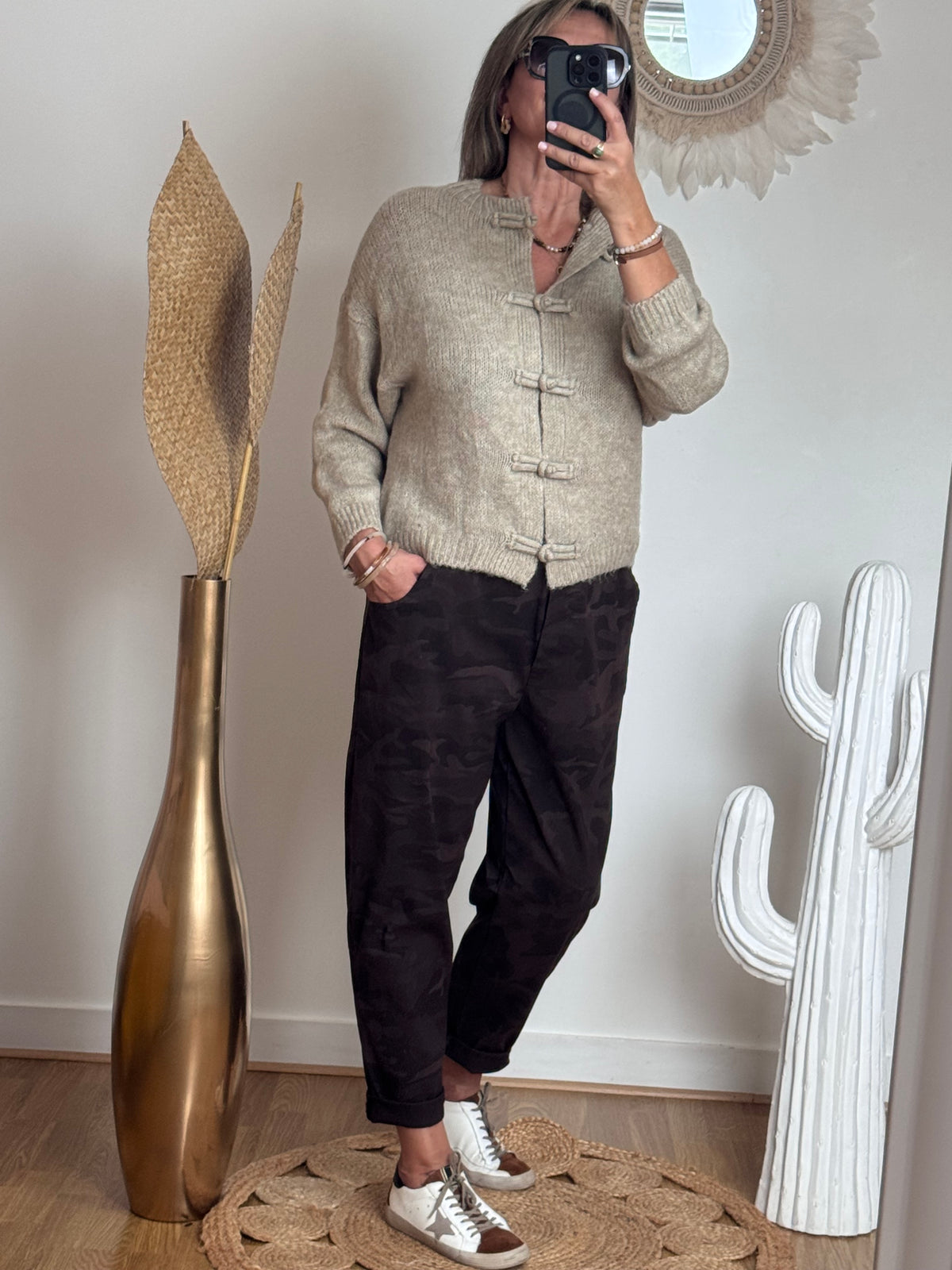 Cardigan Kyoto beige