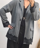 Veste blazer gris chic TU 42/48