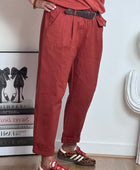 Pantalon confort Arthur terracotta TU 38/48