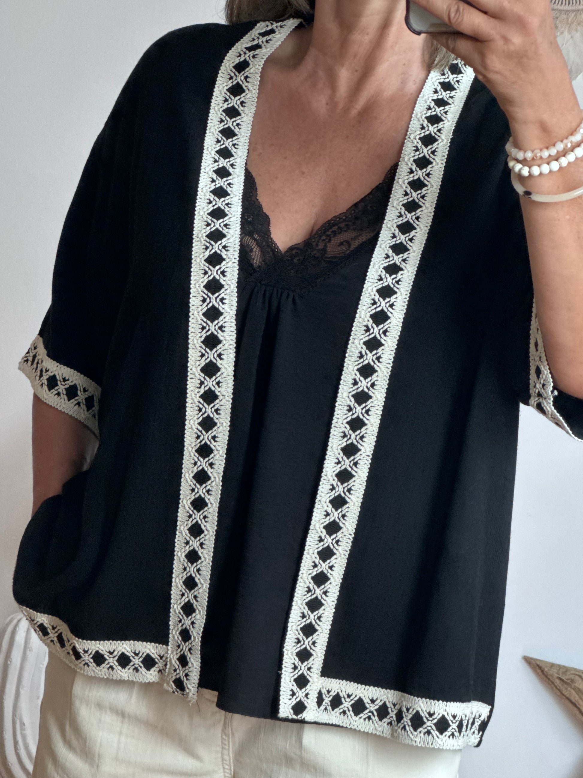 Veste noire Juliette