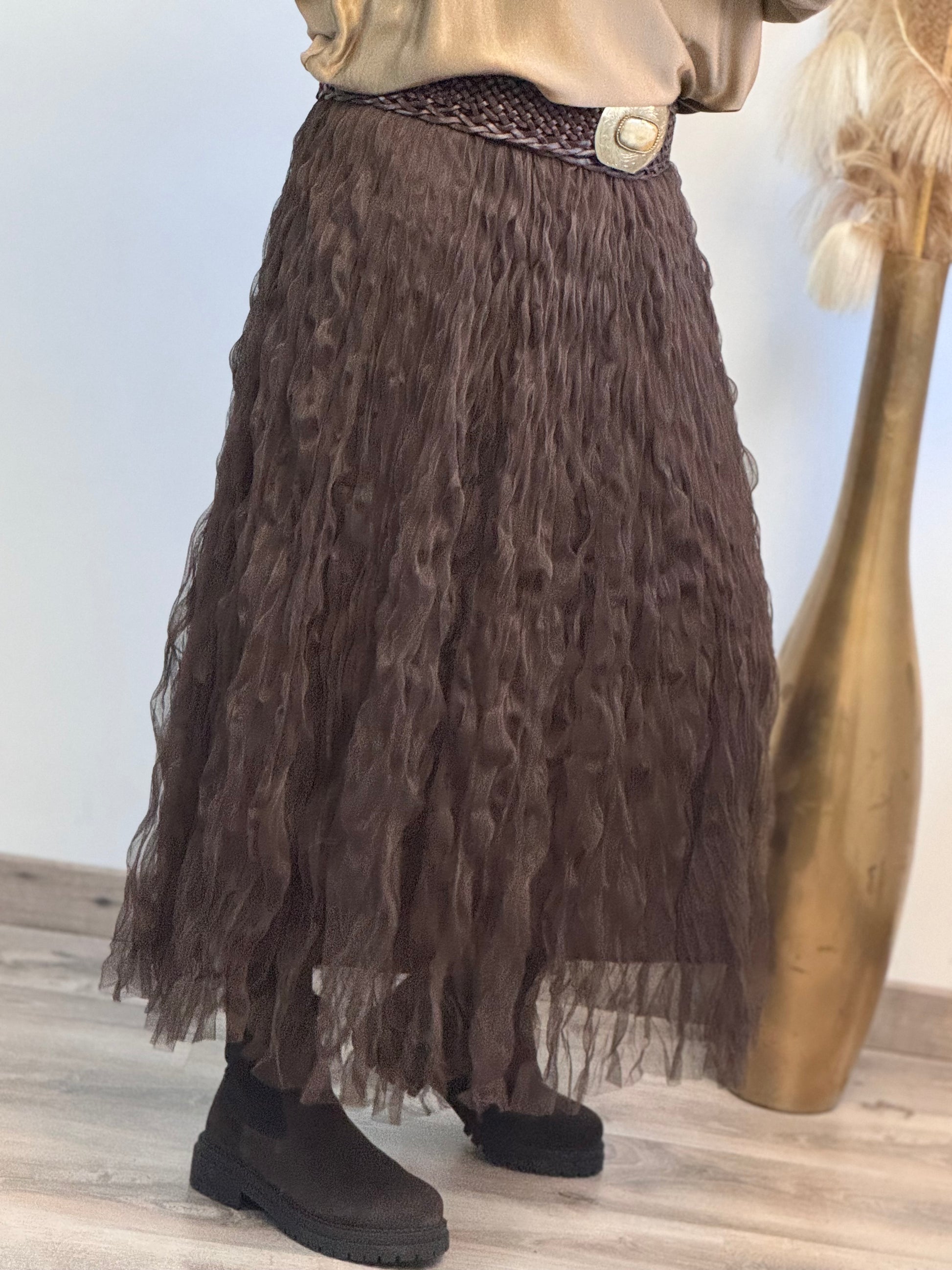 Jupe tulle marron TU 38/46