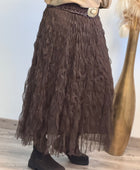 Jupe tulle marron TU 38/46