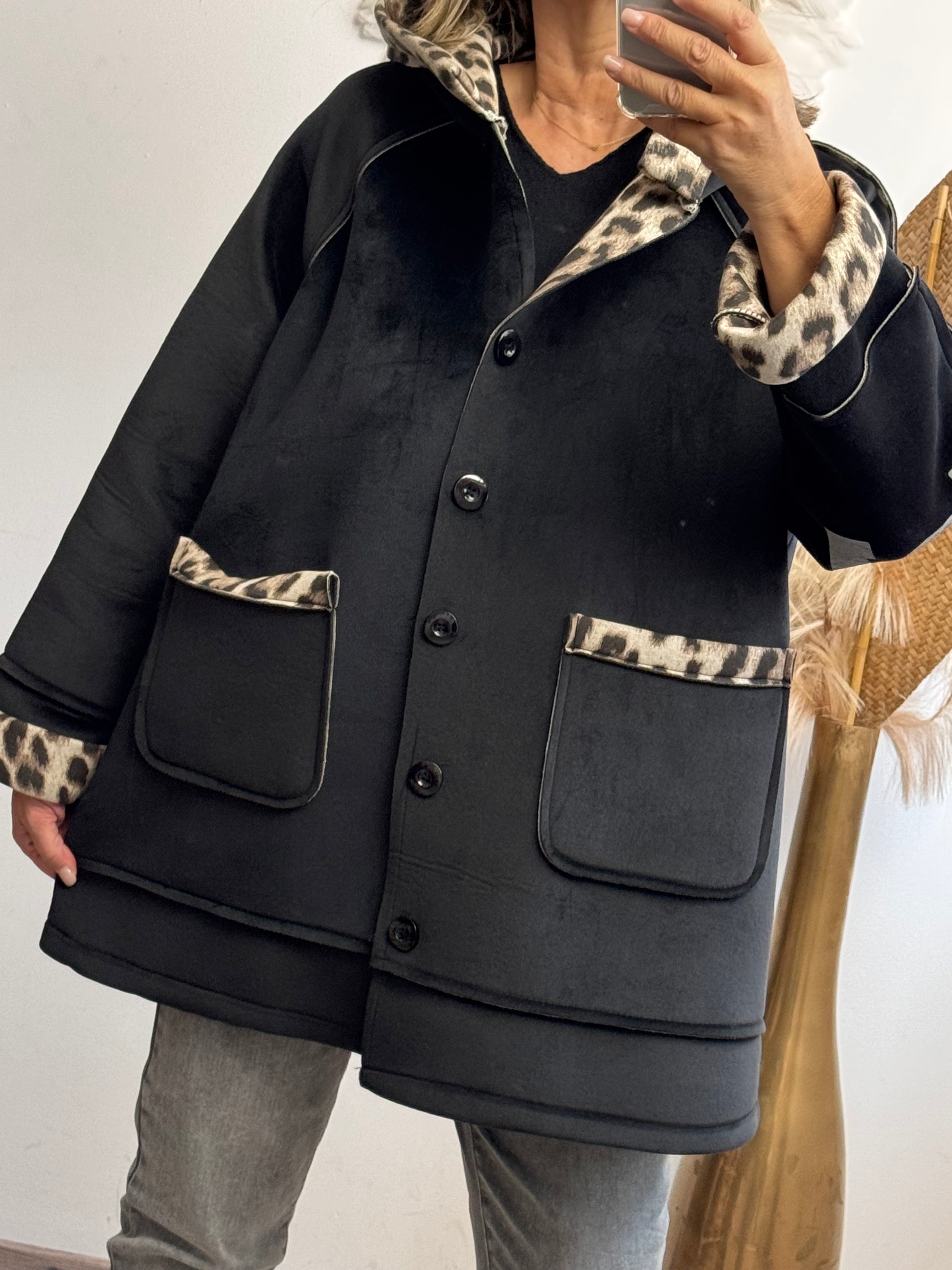 Manteau Paradise noir