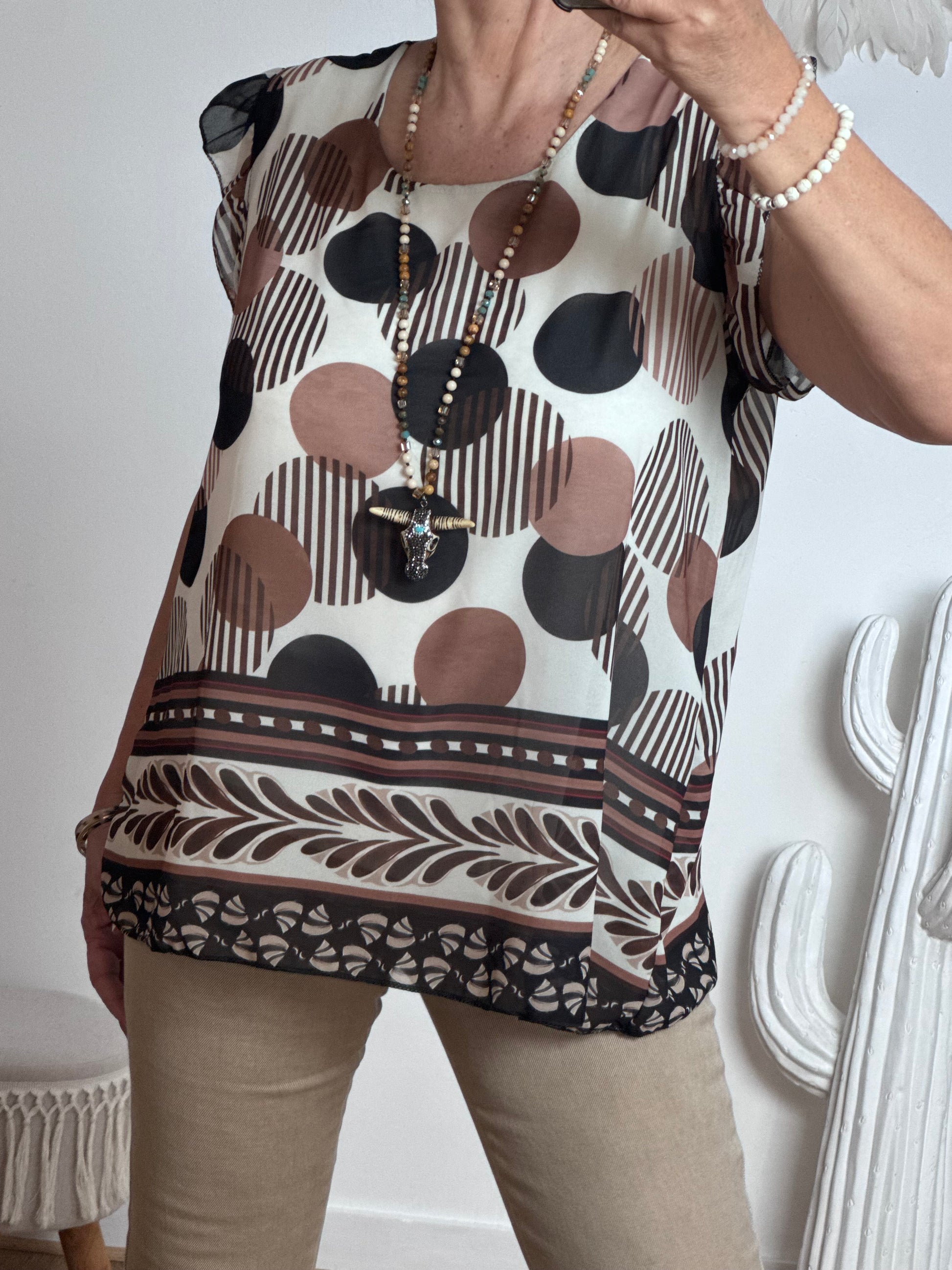 Top Ninon noir