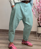 Pantalon saroual vert d’eau