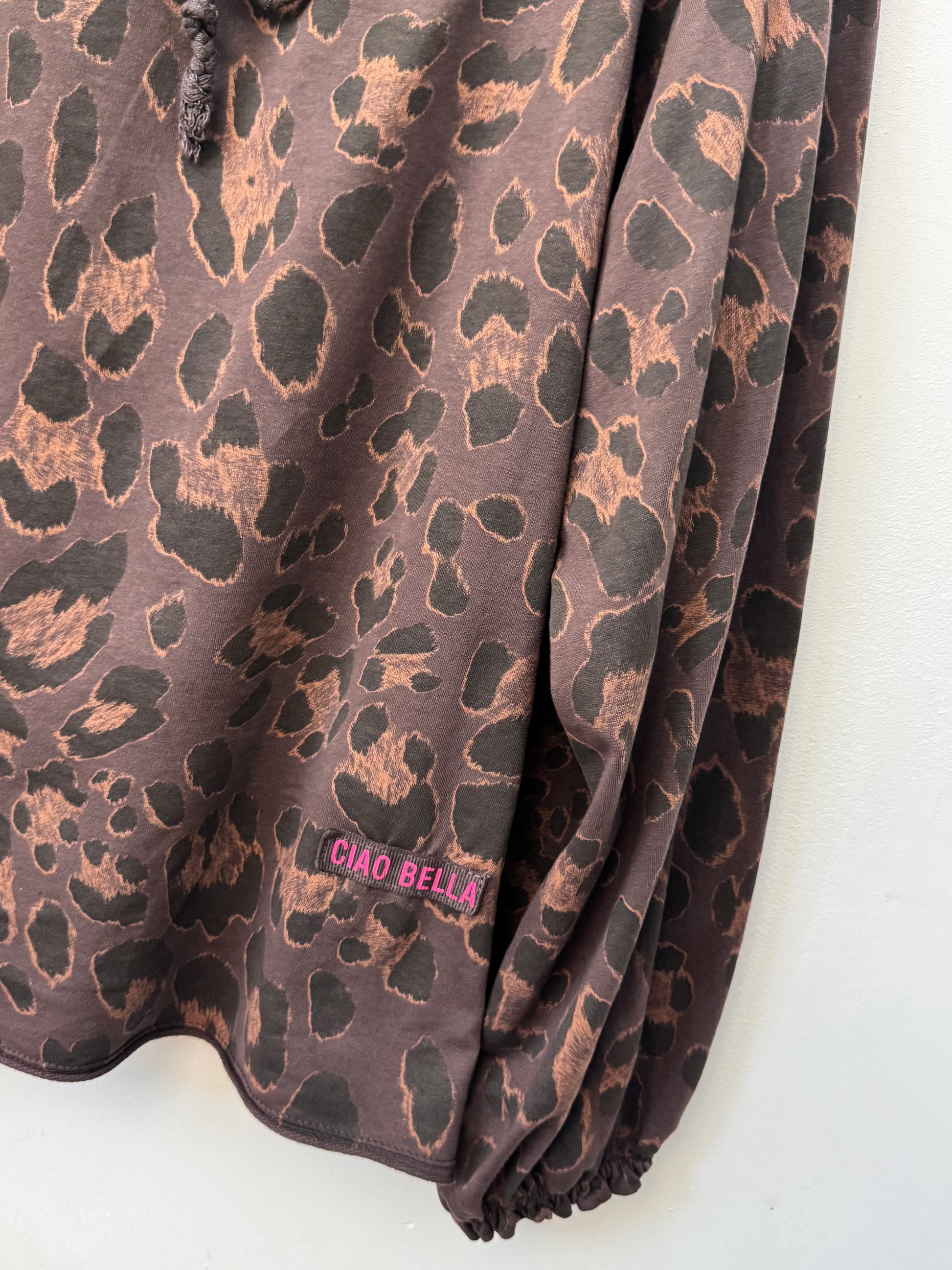 Sweat-shirt Léo marron