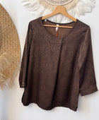 Blouse clémentine marron TU 38/44