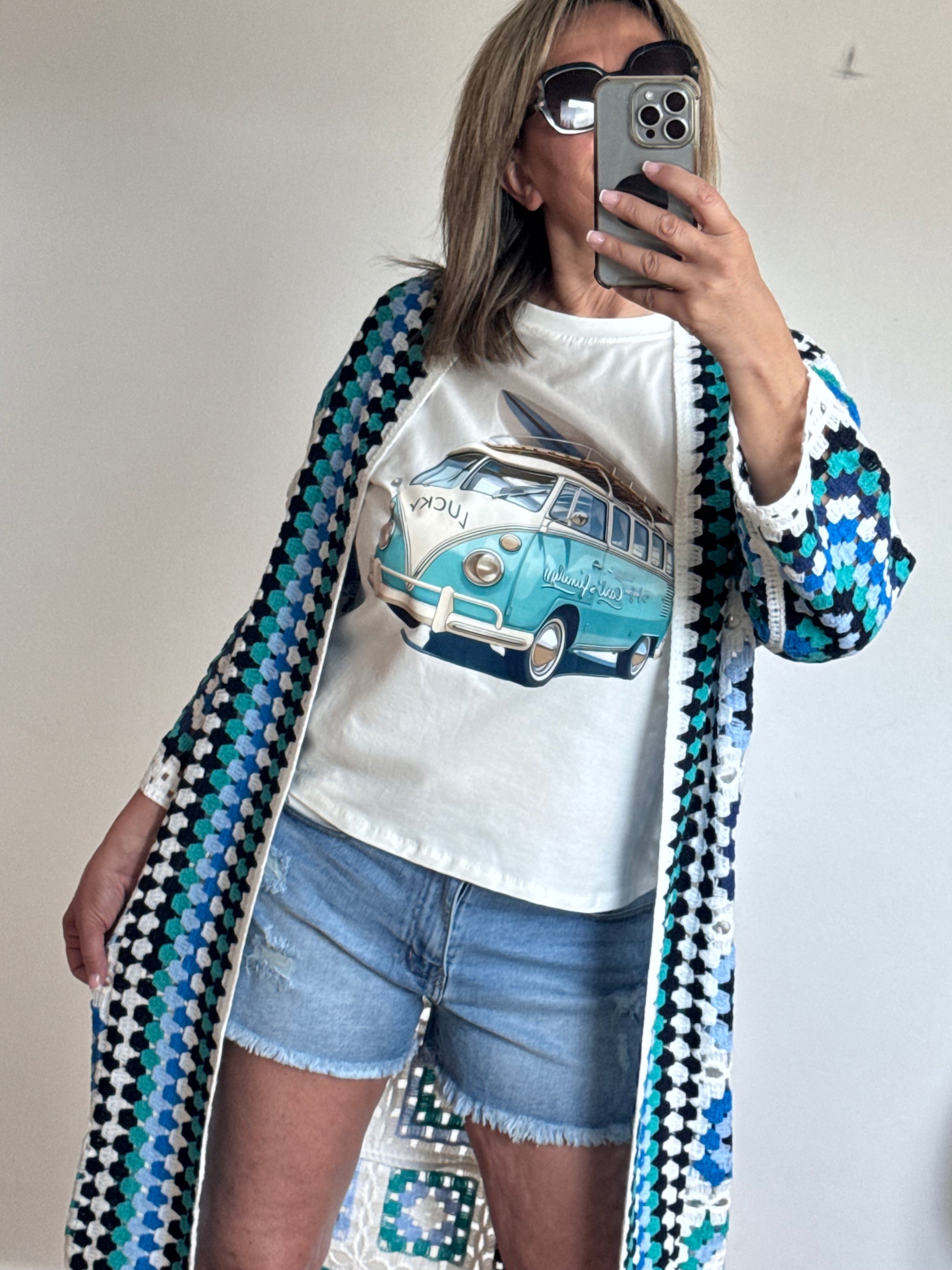 Short en jeans