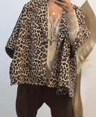 Veste poncho Léo