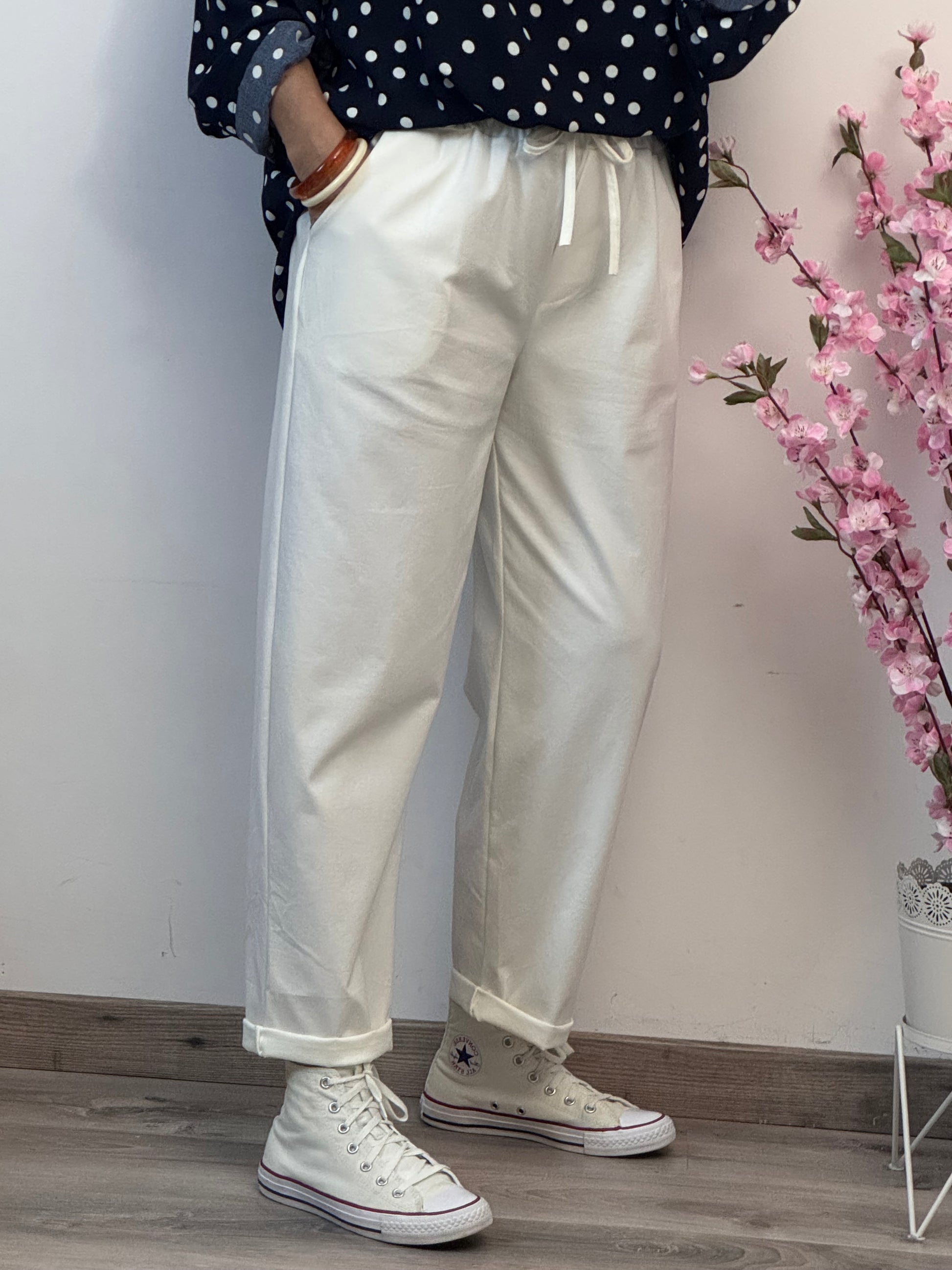 Pantalon Sacha blanc TU 42/50