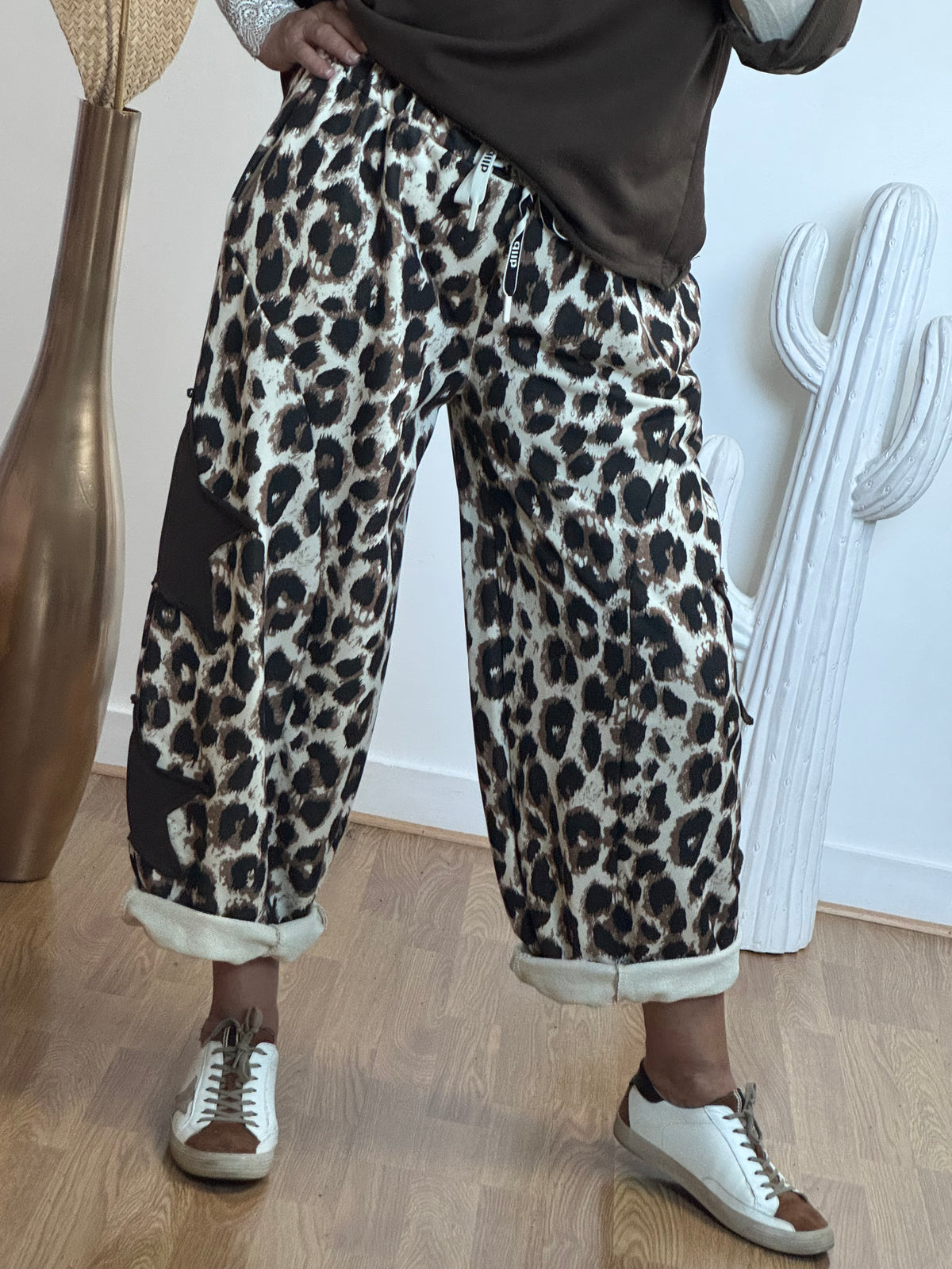 Pantalon jog Wild Star Leo crème
