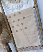 Écharpe beige love