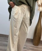 Pantalon crème cocooning