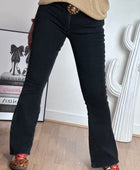 Jeans flare noir
